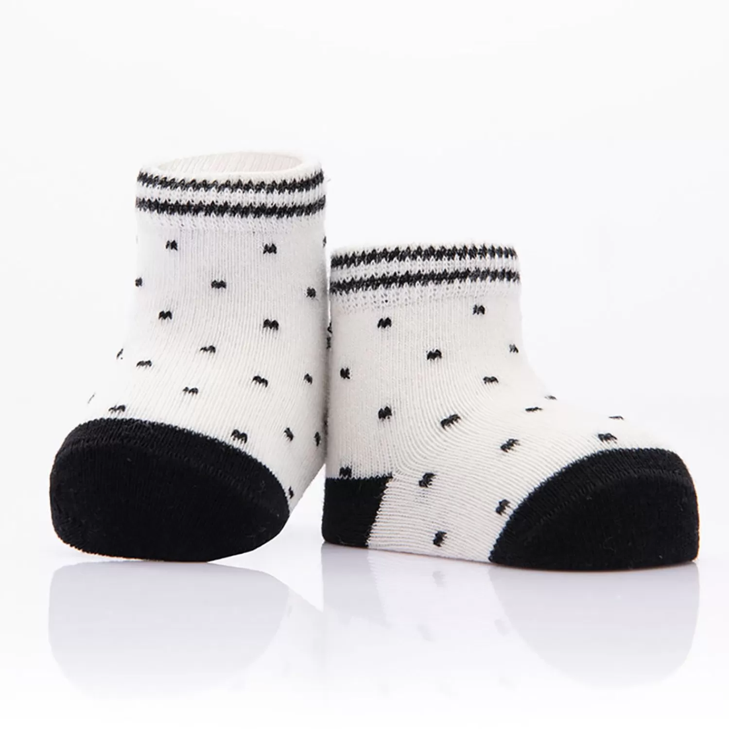 Baby^BANBLU 3Pc Bow Tie Print Socks Set White