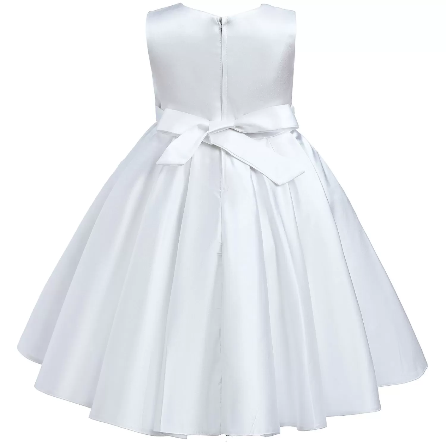 Dresses^Tulleen Adeline Satin Dress White