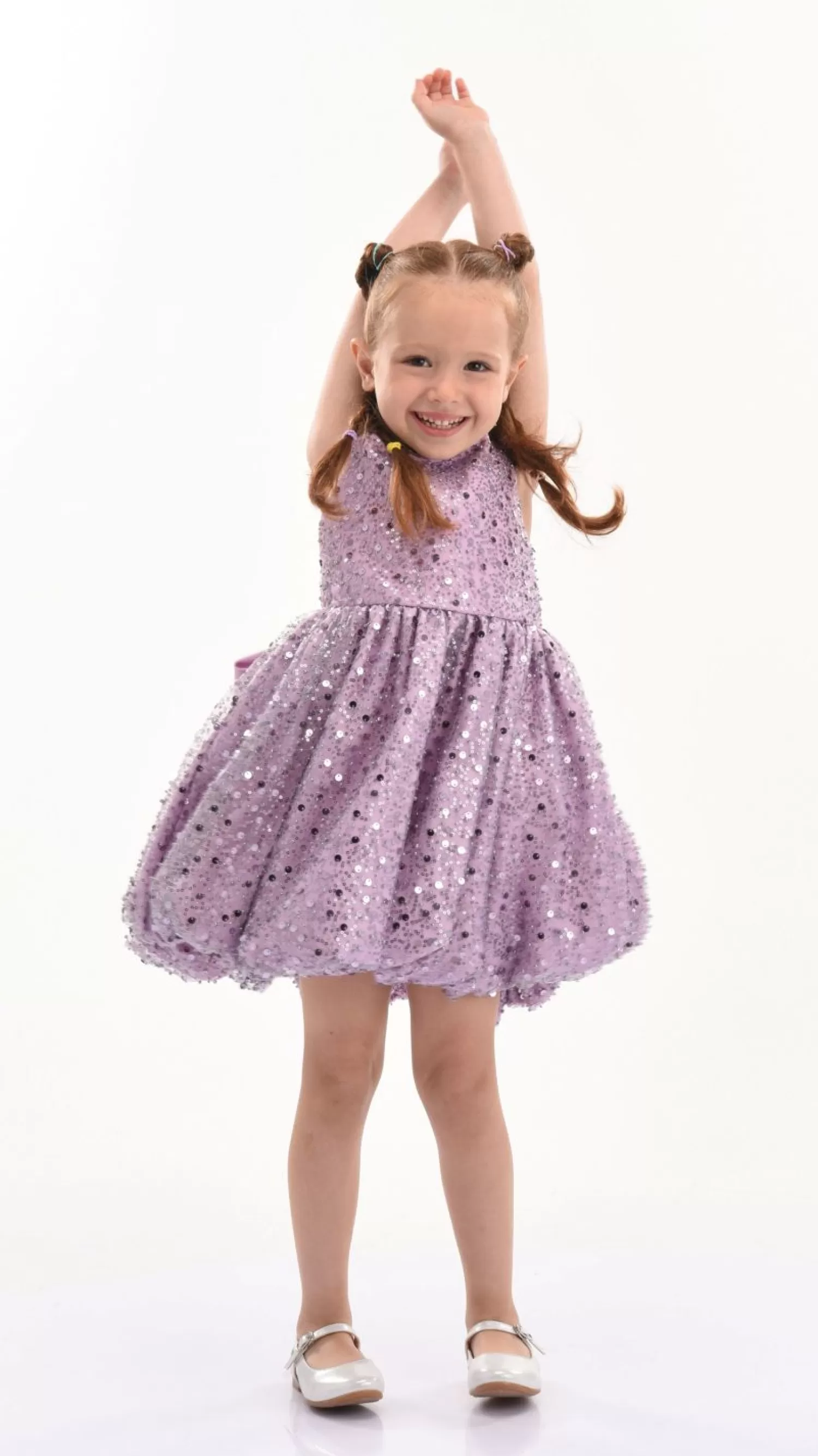 Dresses^Tulleen Ainsley Sequin Bow Dress Purple