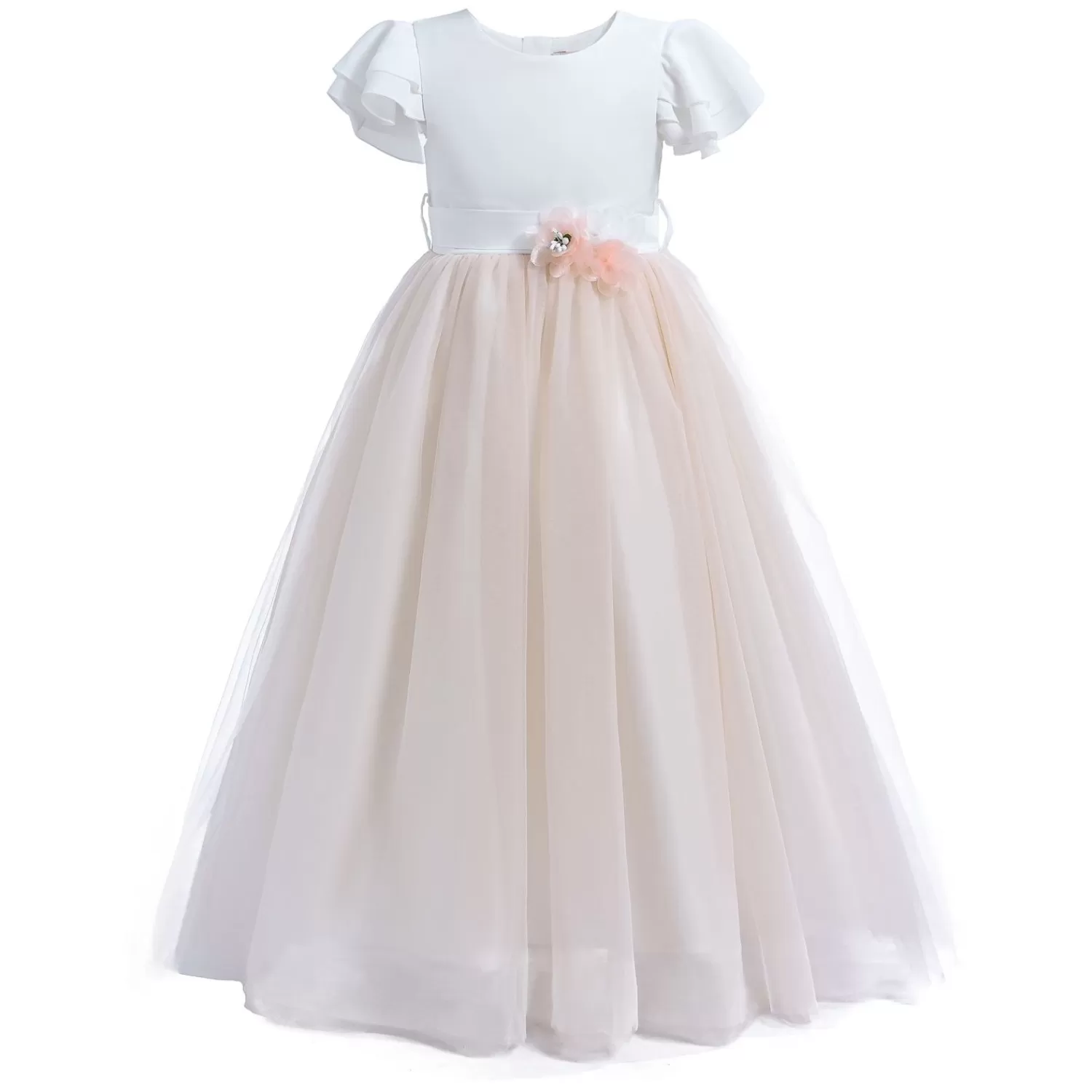 Dresses^Tulleen Almeria Teacup Gown White