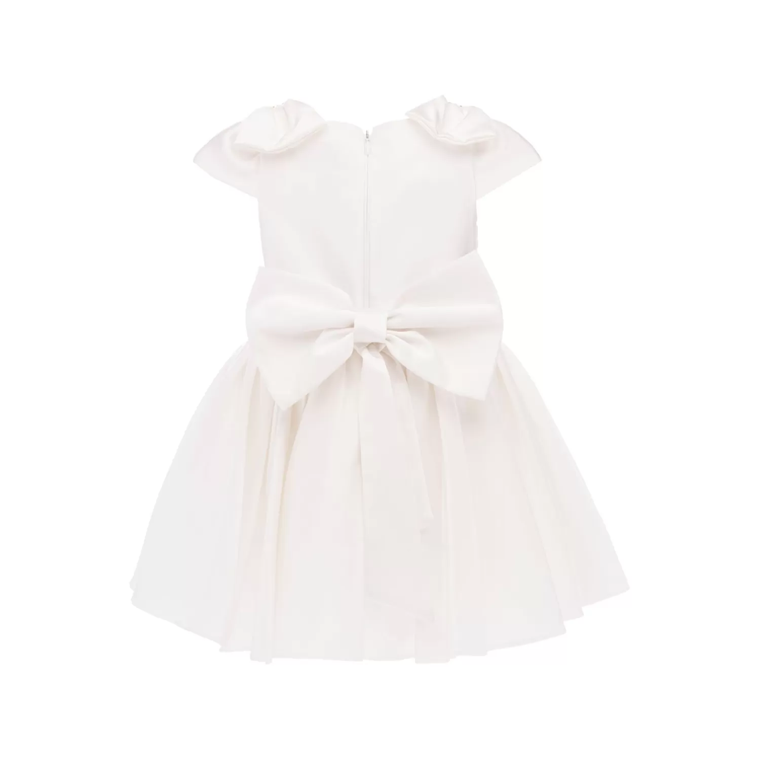 Dresses^Tulleen Alondra Quilted Teacup Dress White