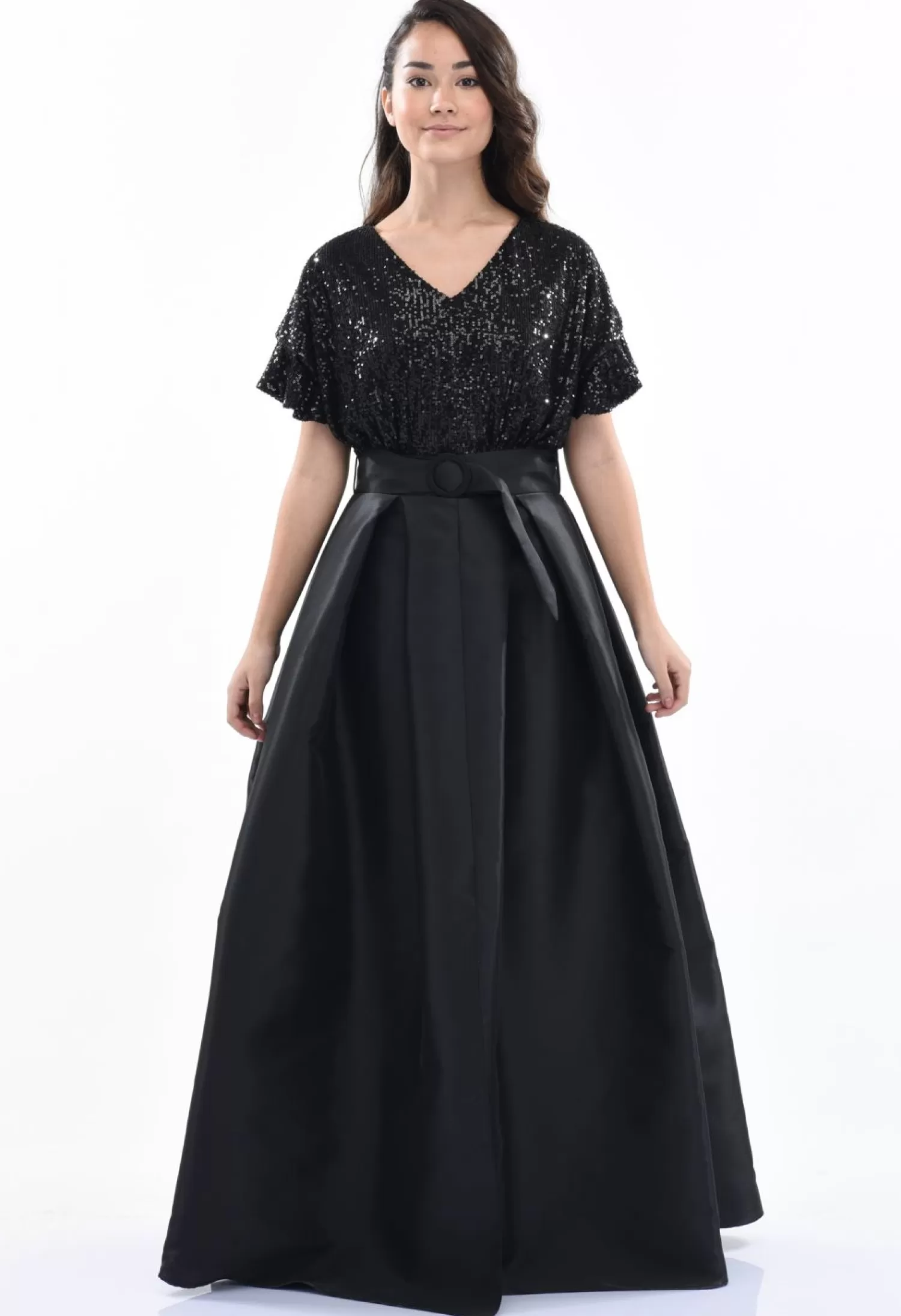 Dresses^Tulleen Arcola Glimmer Tulle Gown Black