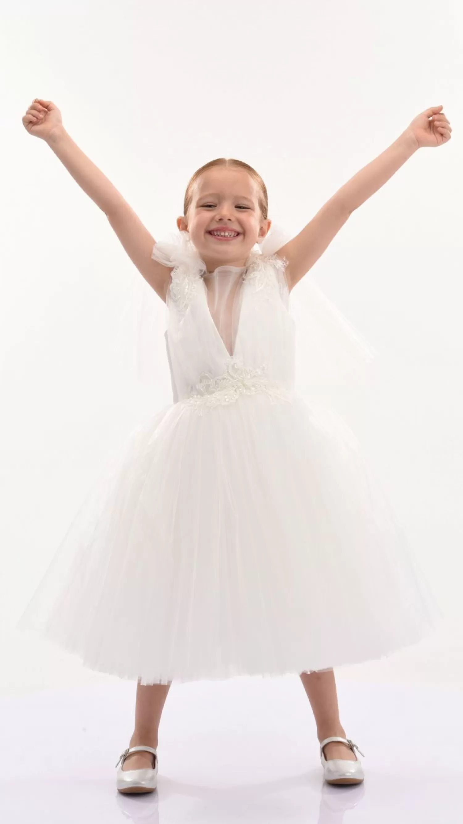 Dresses^Tulleen Aspen Tulle Bow Dress White