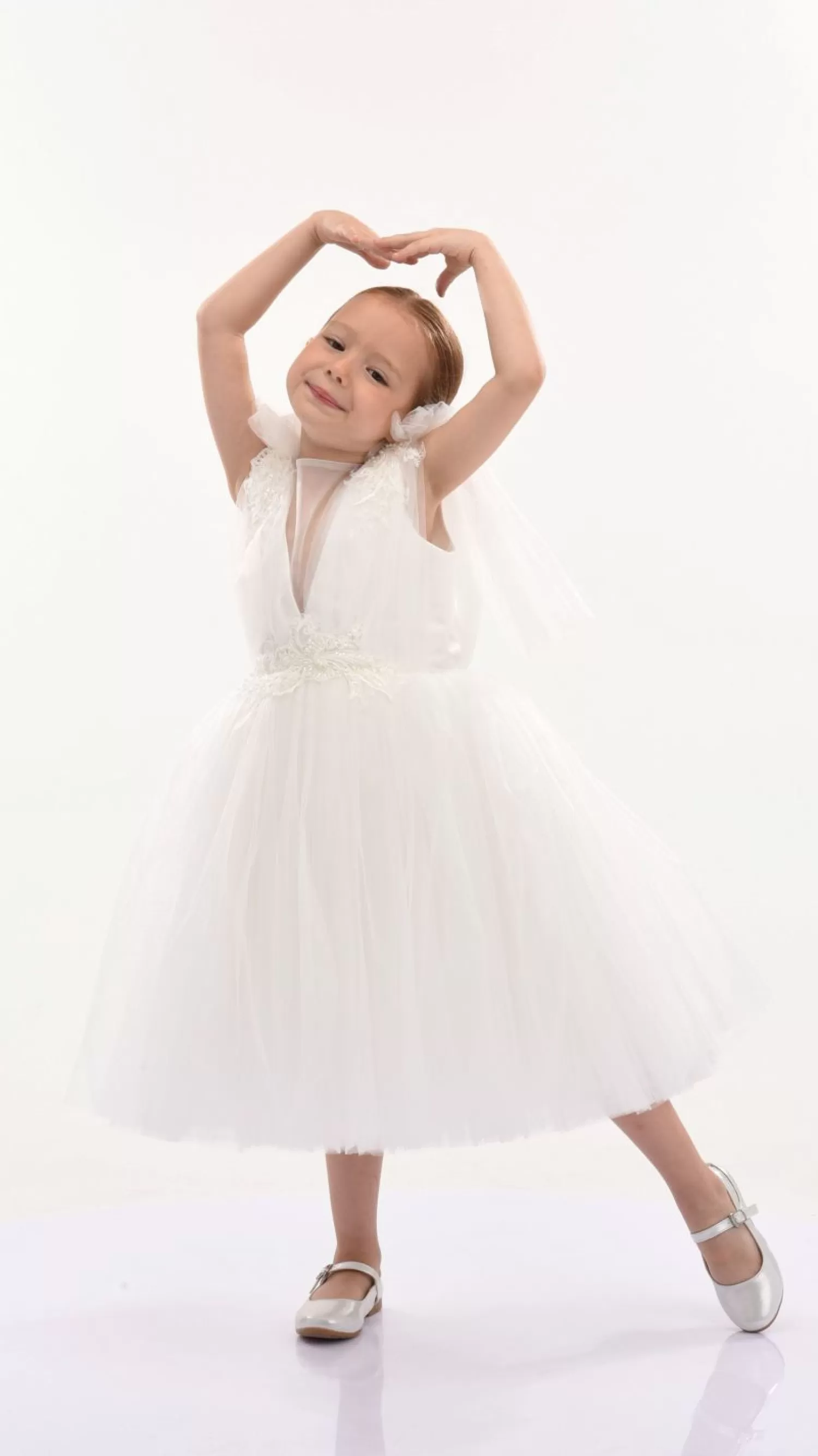 Dresses^Tulleen Aspen Tulle Bow Dress White