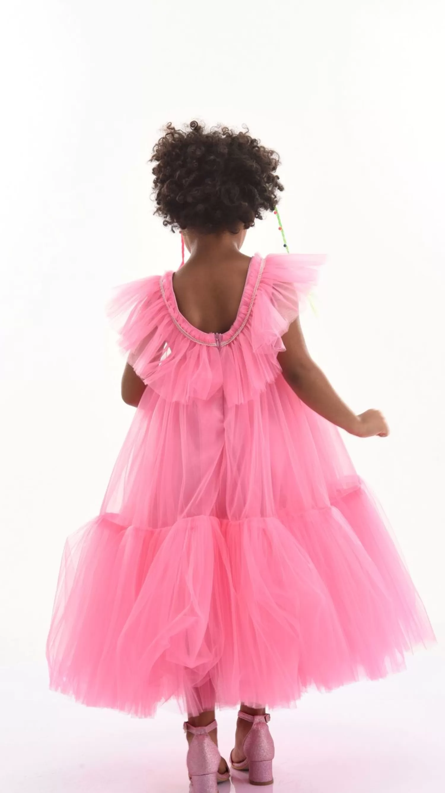 Dresses^Tulleen Beckwith Ruffle Dress Pink