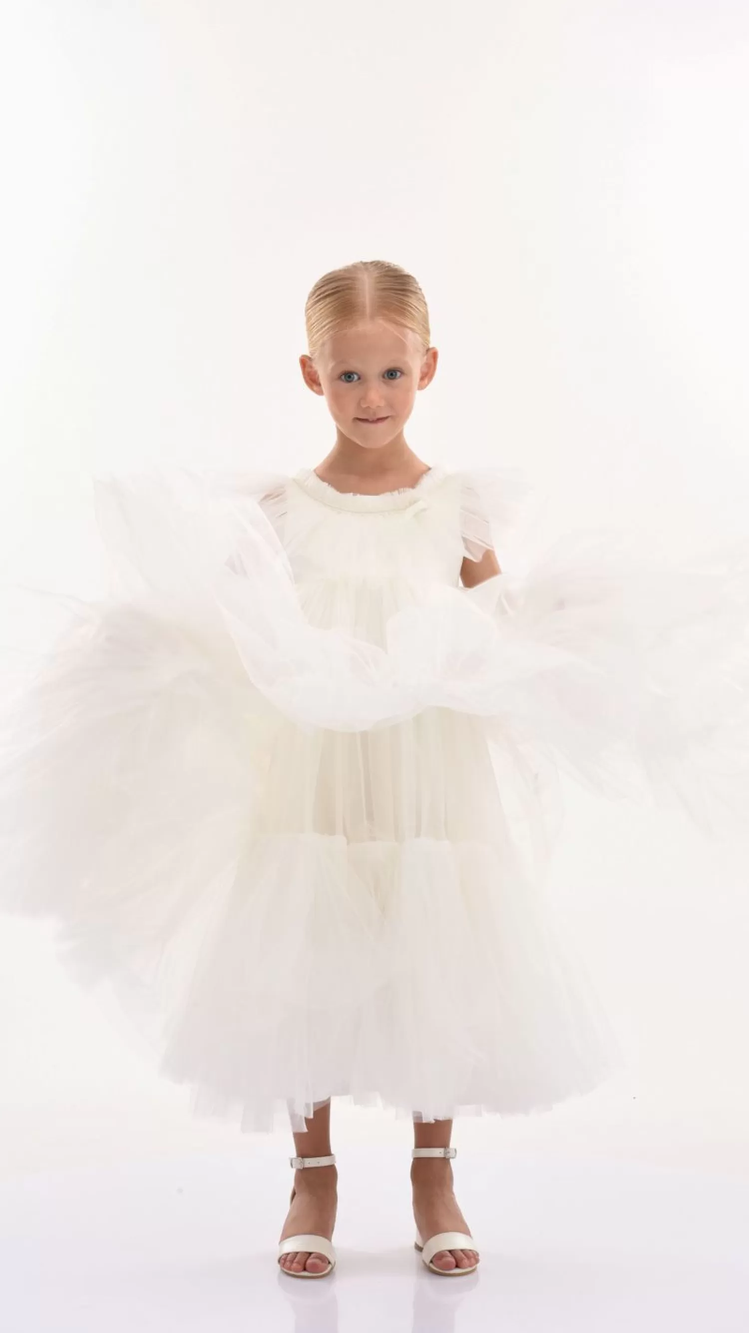 Dresses^Tulleen Beckwith Ruffle Dress White