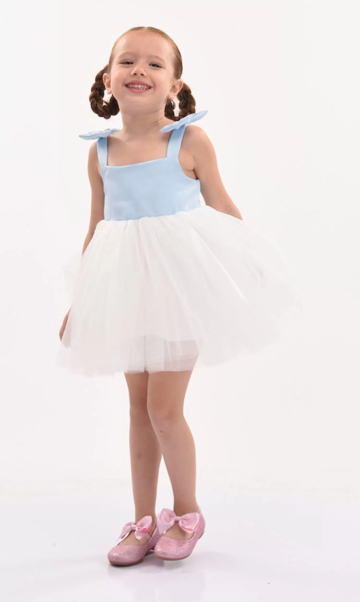 Mimi Tutu^Mimi Tutu Blue Janie Bow Strap Dress