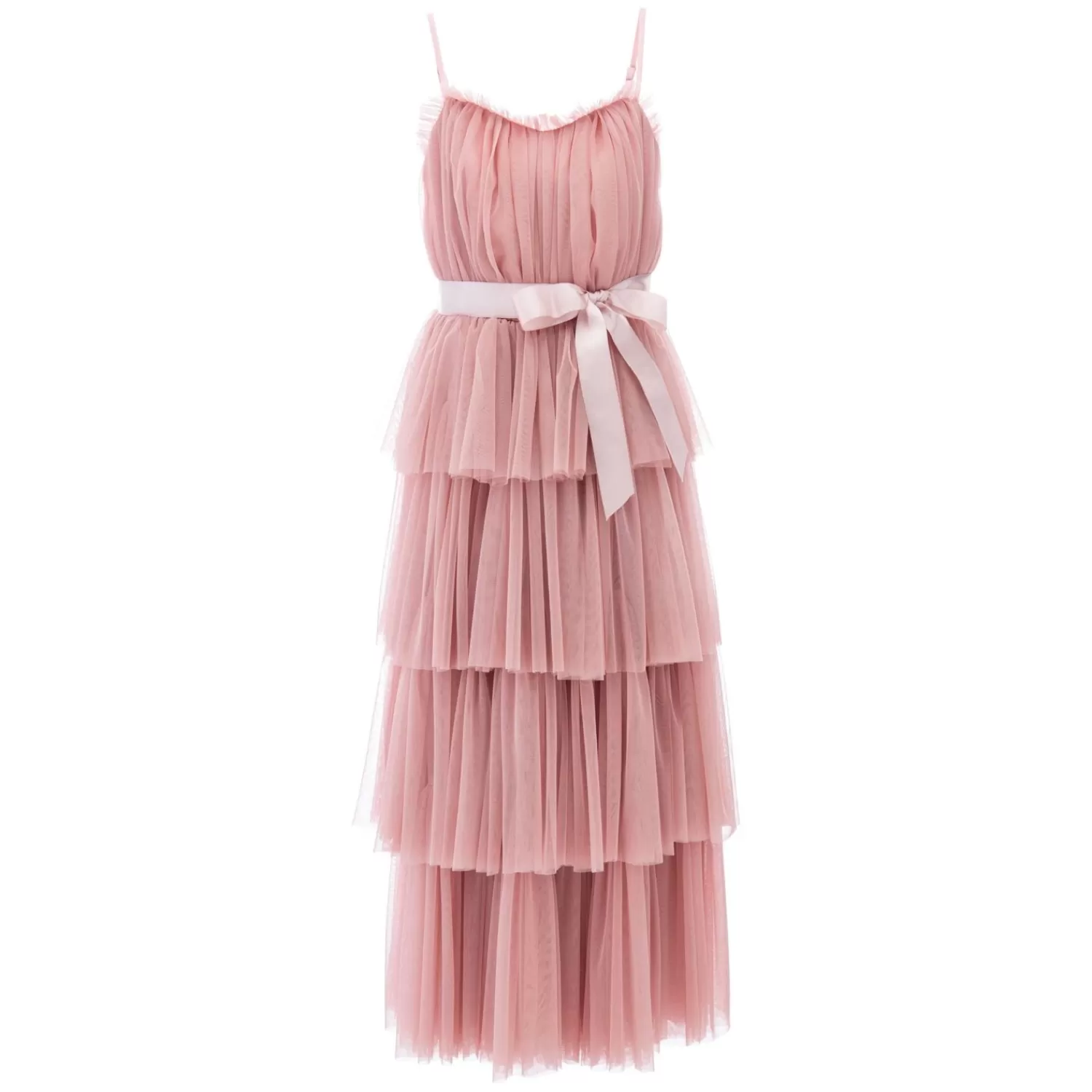 Dresses^Tulleen Blush Firenze Tiered Ribbon Dress Pink