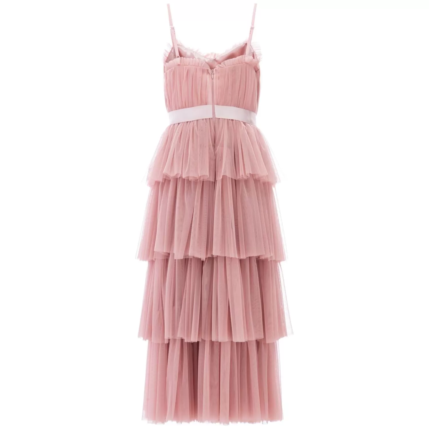 Dresses^Tulleen Blush Firenze Tiered Ribbon Dress Pink