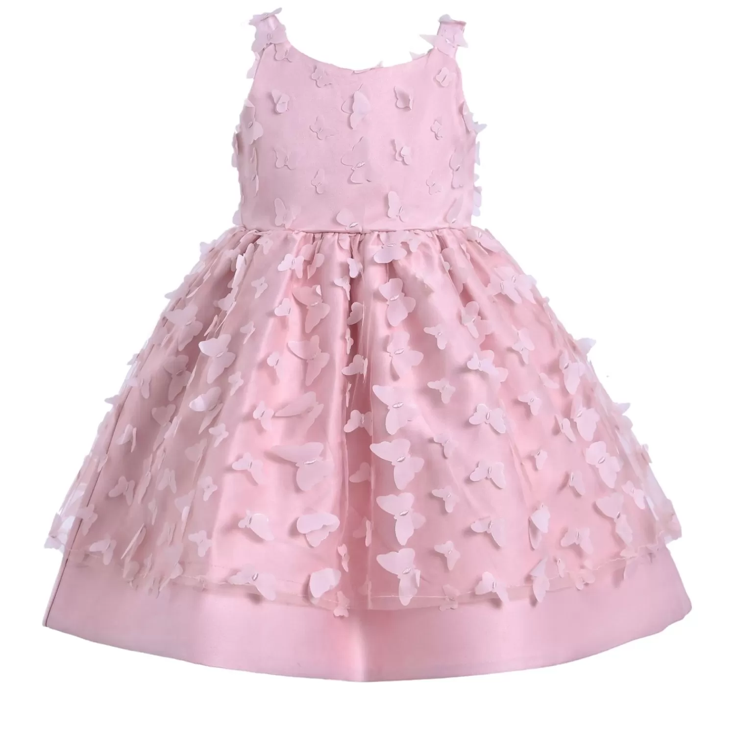 Baby^Tulleen Blush Mariposa Tulle Dress Pink