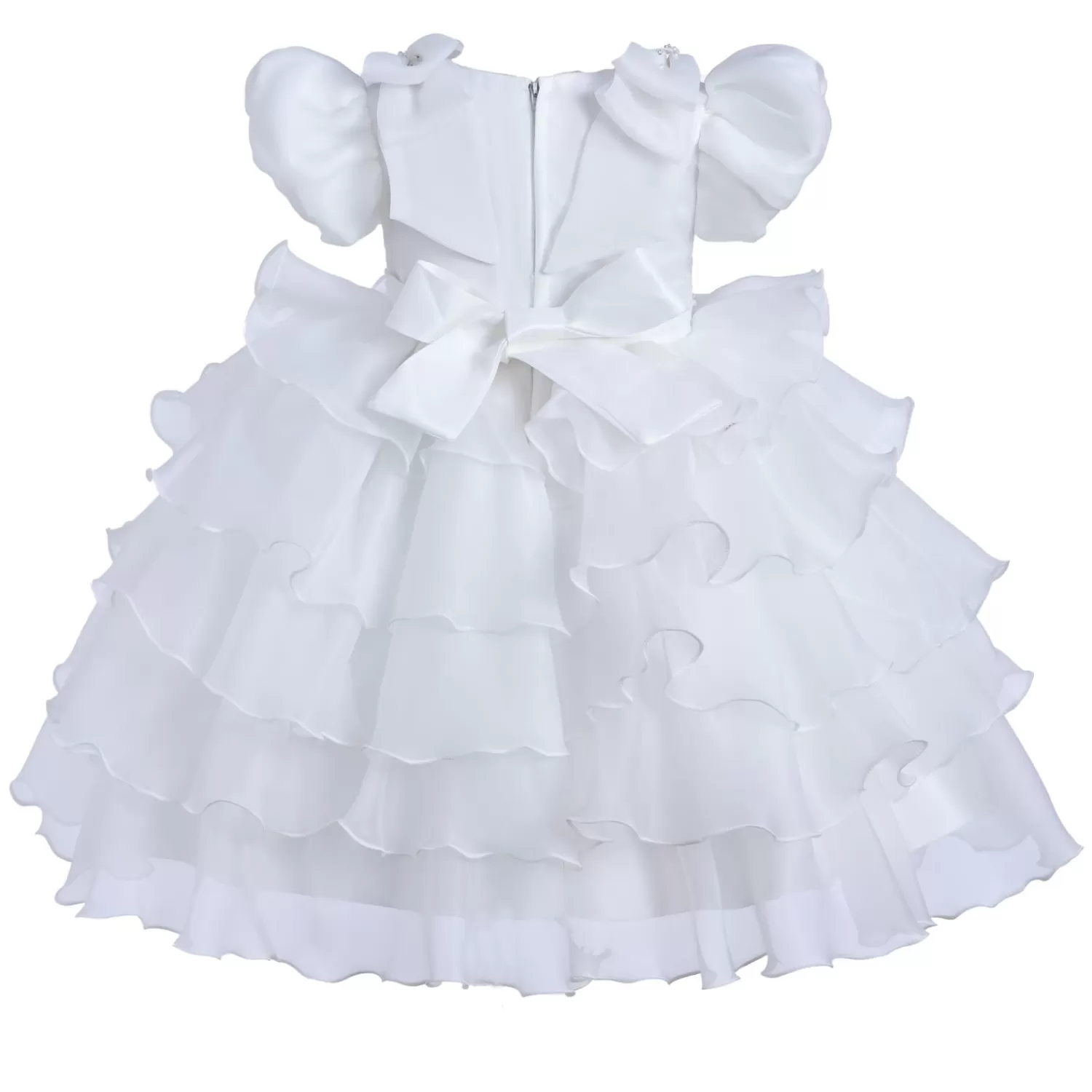 Dresses^Tulleen Bonaventura Ruffle Dress White