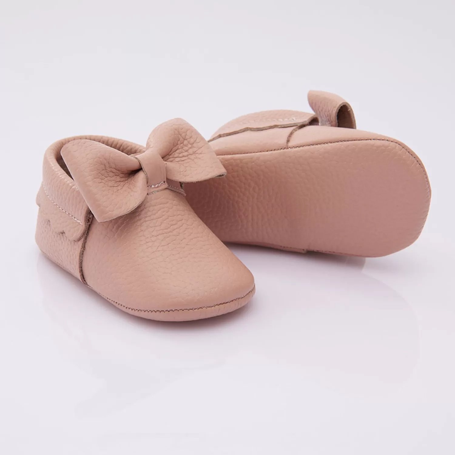 Baby^BANBLU Bow Booties Pink