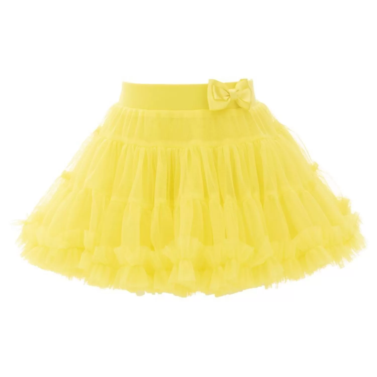 Baby^Mimi Tutu Bow Tutu Skirt Yellow