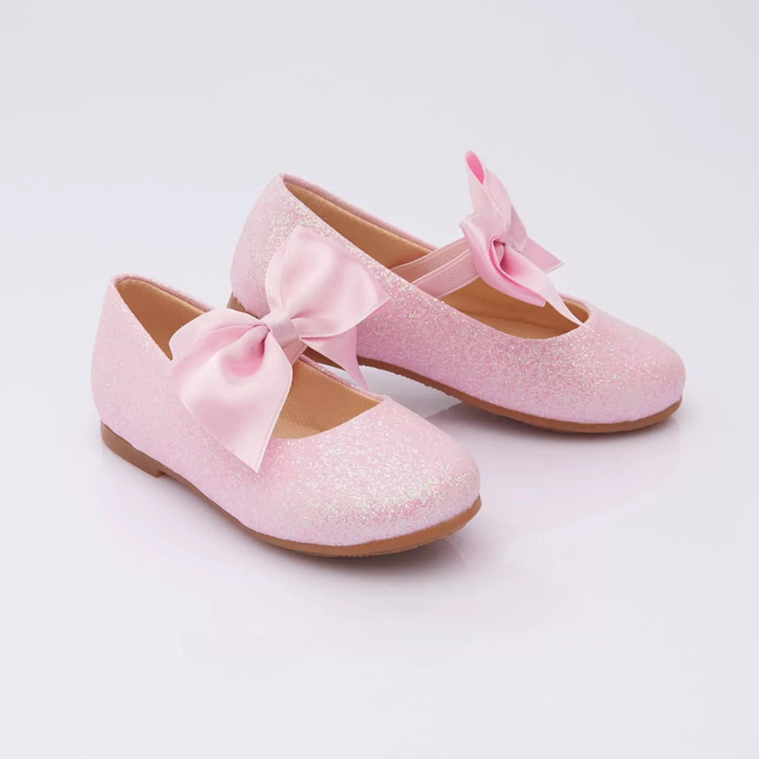 Baby^BANBLU Bubblegum Baby Bow Flats Pink