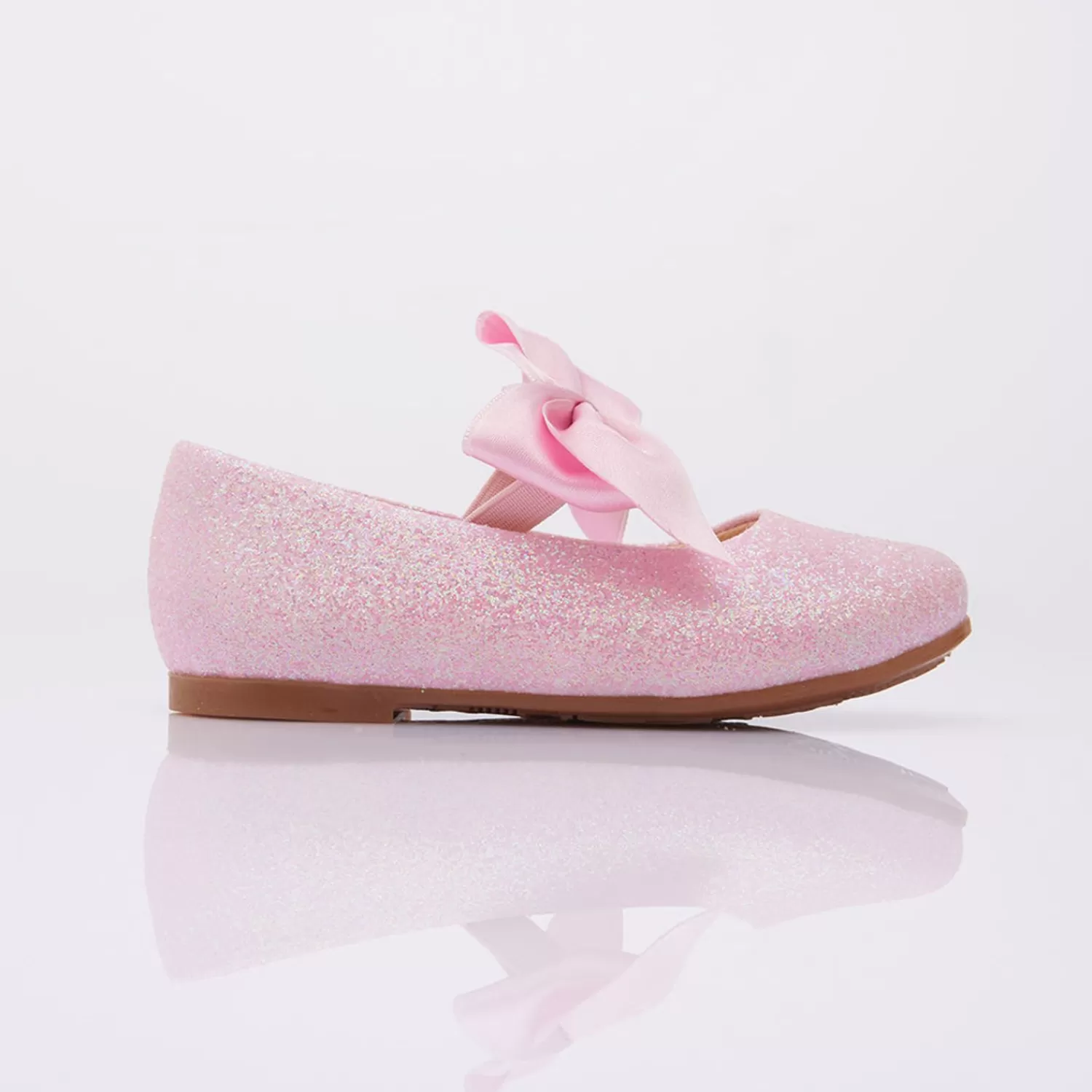 Baby^BANBLU Bubblegum Baby Bow Flats Pink