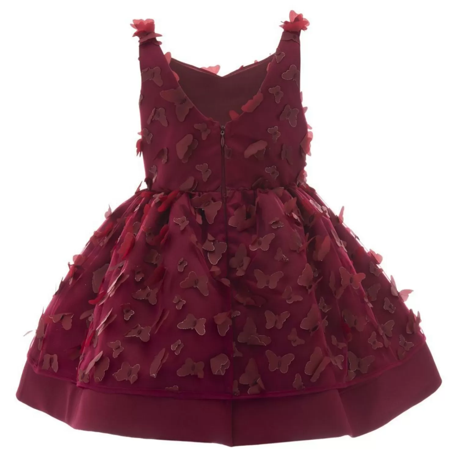 Dresses^Tulleen Burgundy Mariposa Tulle Dress Red