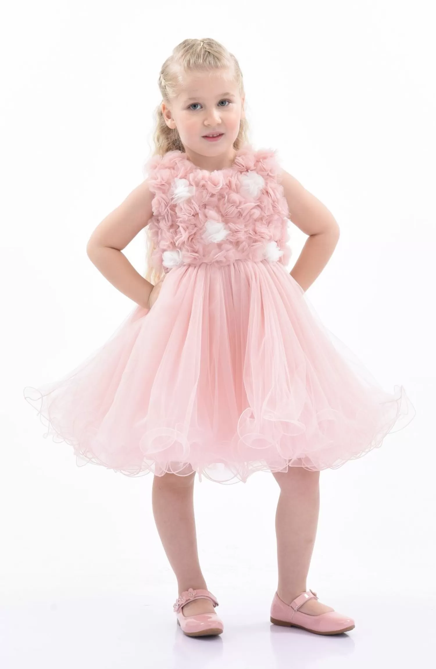 Baby^Tulleen Cambriana Floral Dress Pink