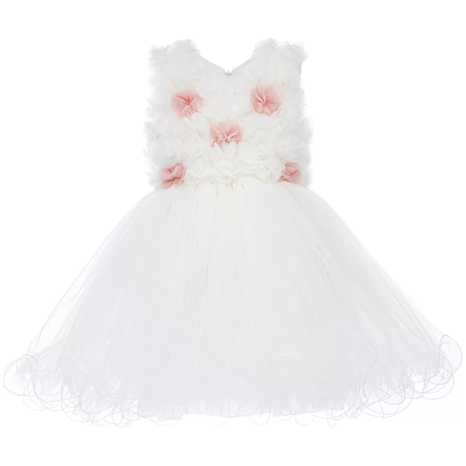 Baby^Tulleen Cambriana Floral Dress White