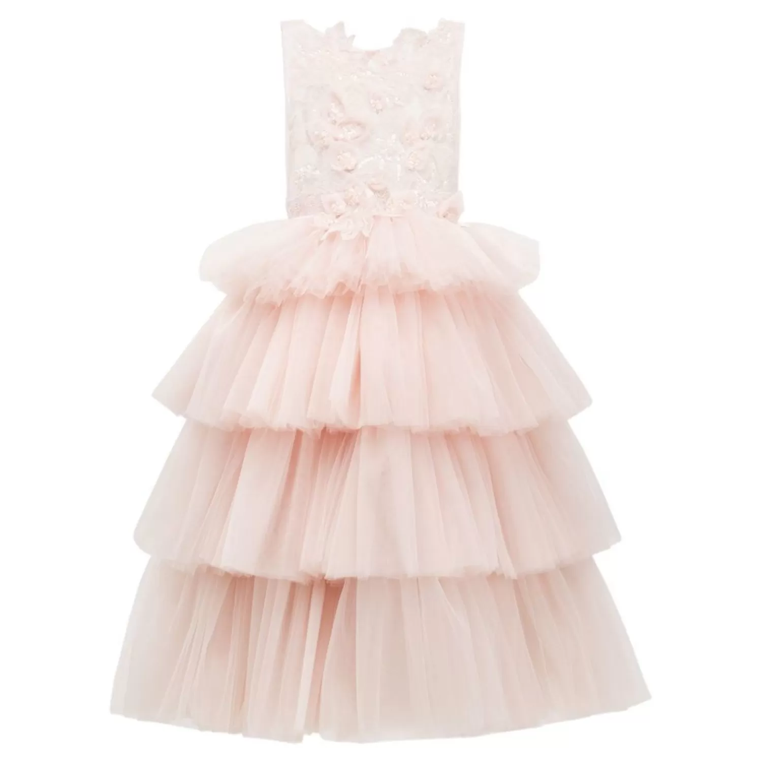 Dresses^Tulleen Camellia Tiered Tulle Dress Pink