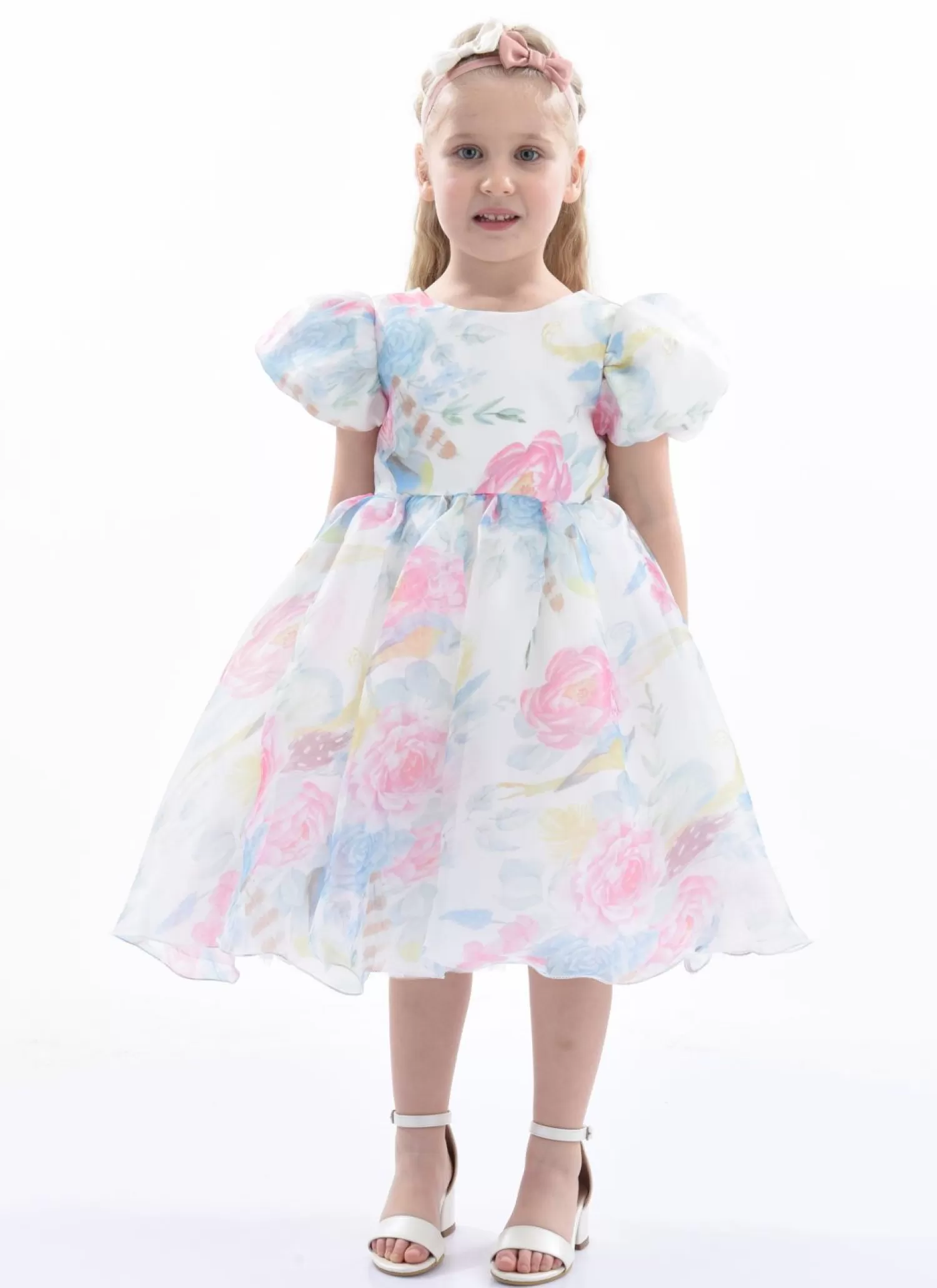 Baby^Tulleen Chablis Floral Garden Organza Dress Pink