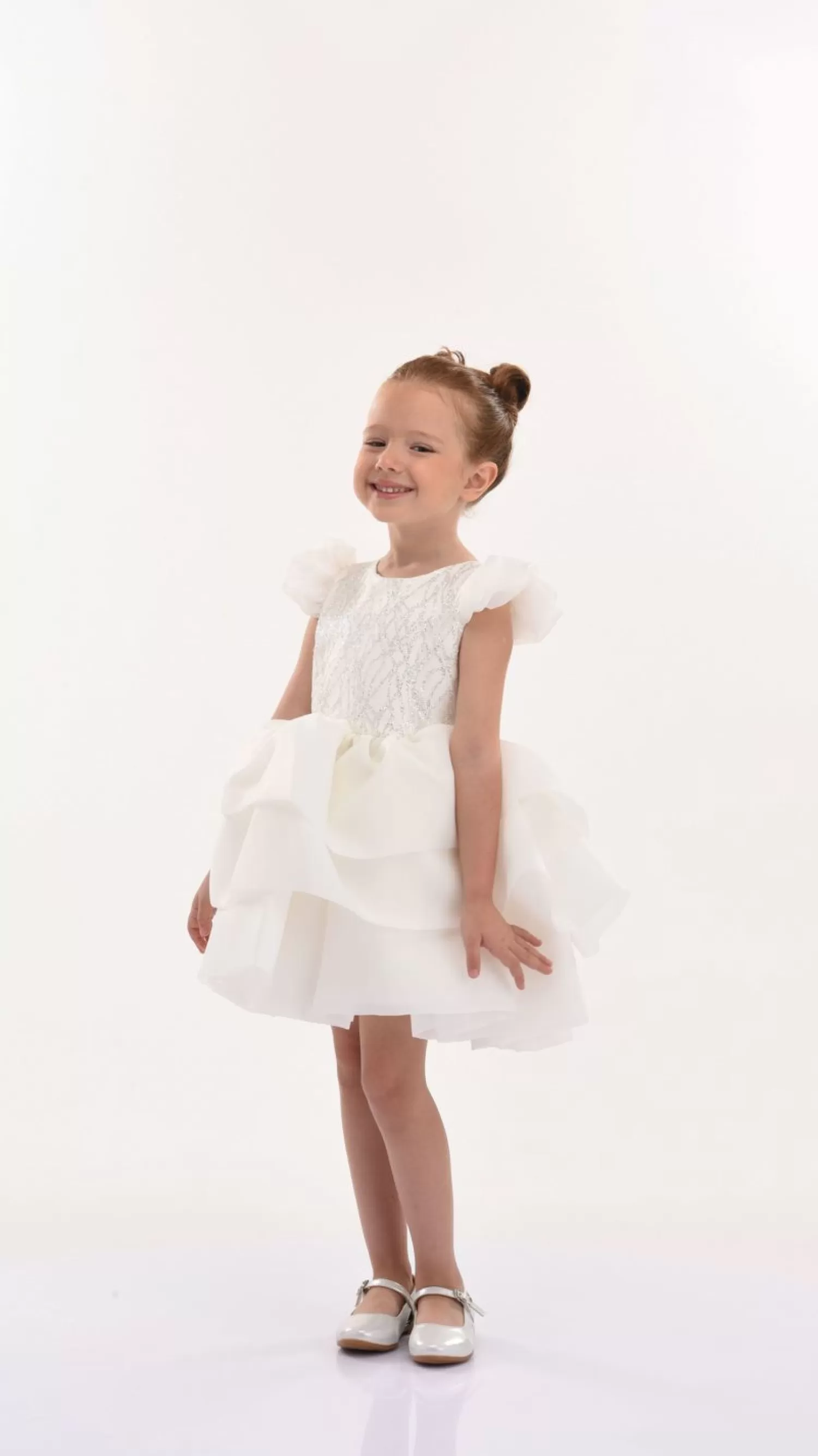 Dresses^Tulleen Collina Teacup Ruffle Dress White