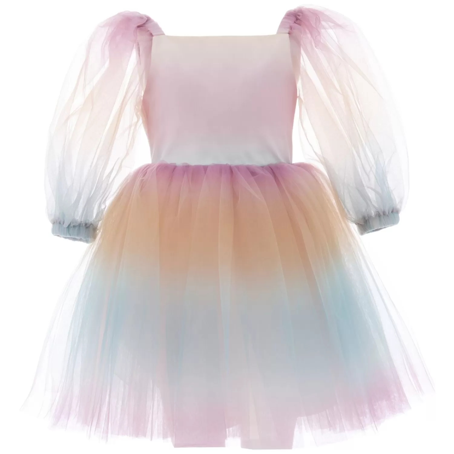 Dresses^Tulleen Color Puesta Del Sol Tulle Dress Multi