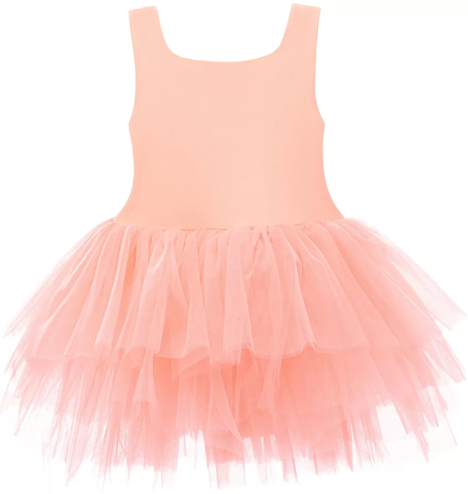 Leotards^Mimi Tutu Coral Solid Tutu Dress Orange