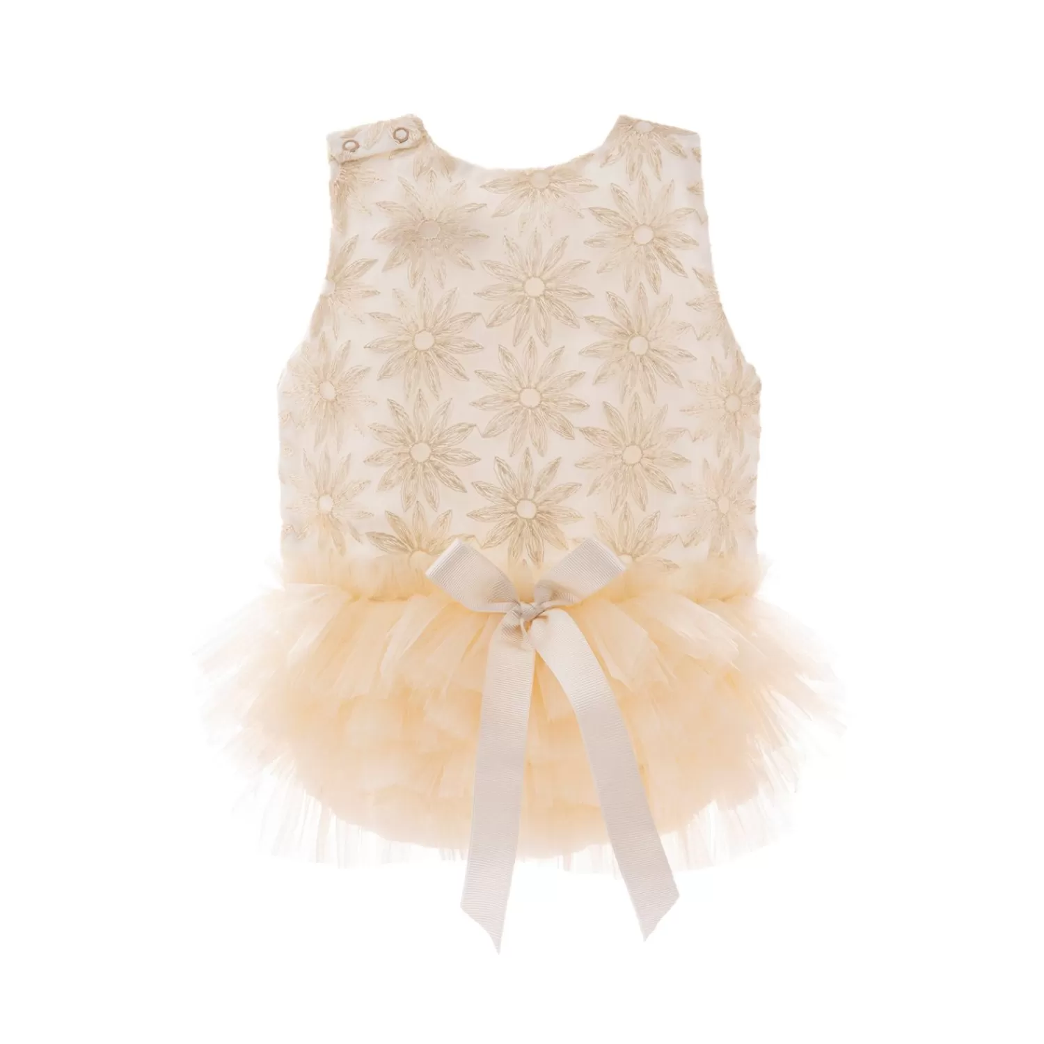 Dresses^Tulleen Dorene Sleeveless Babysuit Tulle Dress Gold