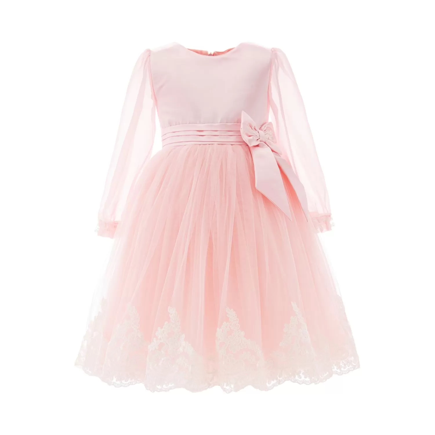 Dresses^Tulleen Encina Victorian Bow Dress Pink