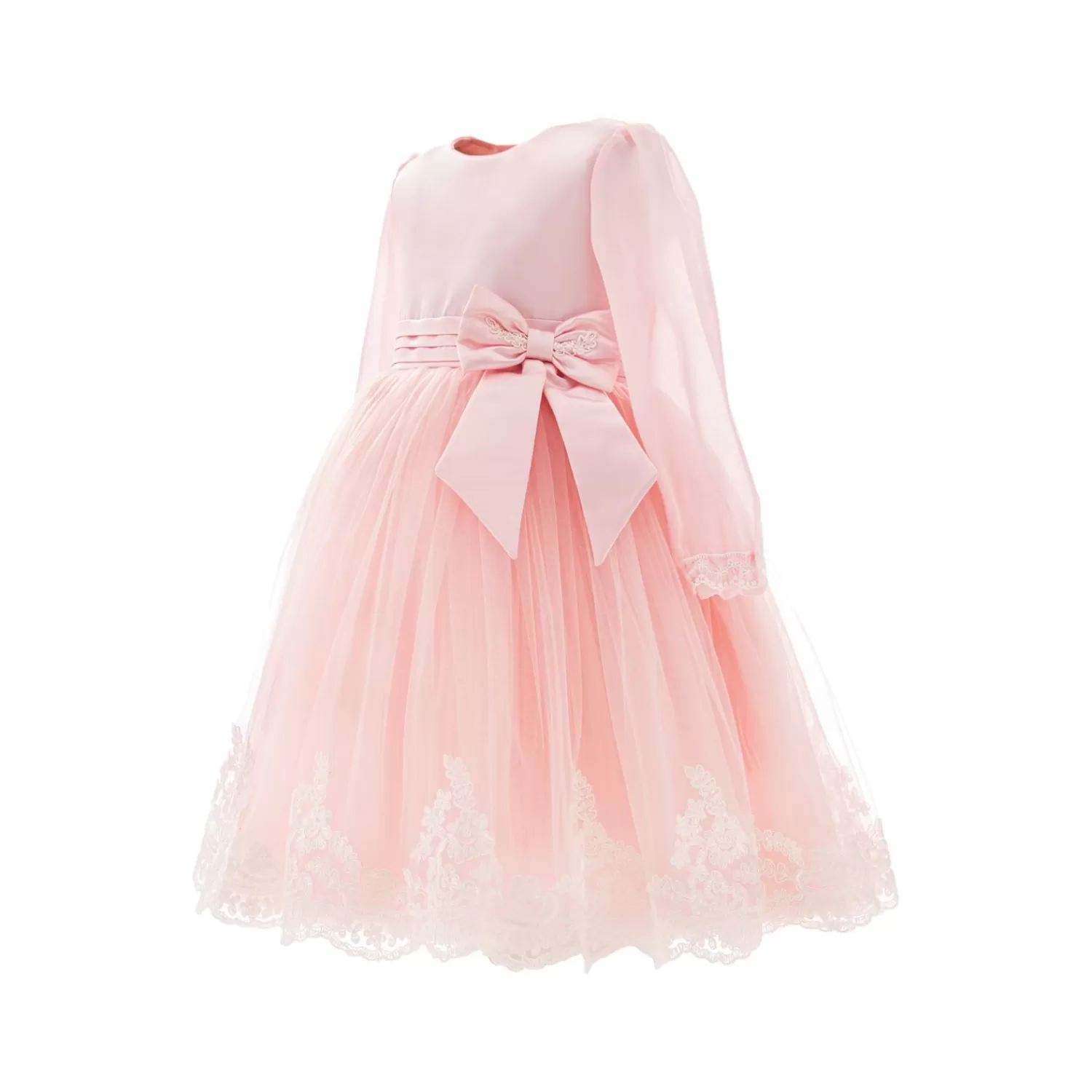 Dresses^Tulleen Encina Victorian Bow Dress Pink