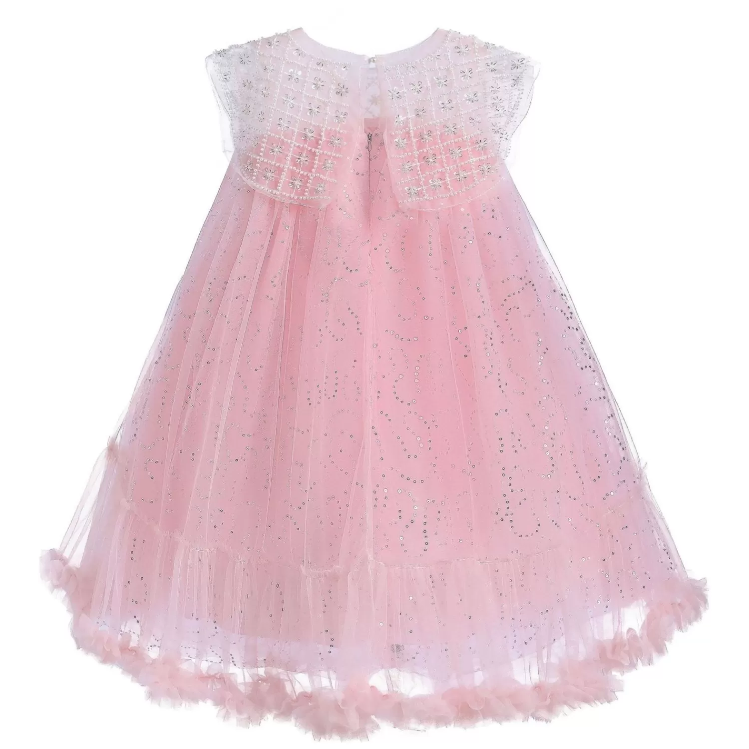 Baby^Tulleen Esperanza Smocked Dress Pink