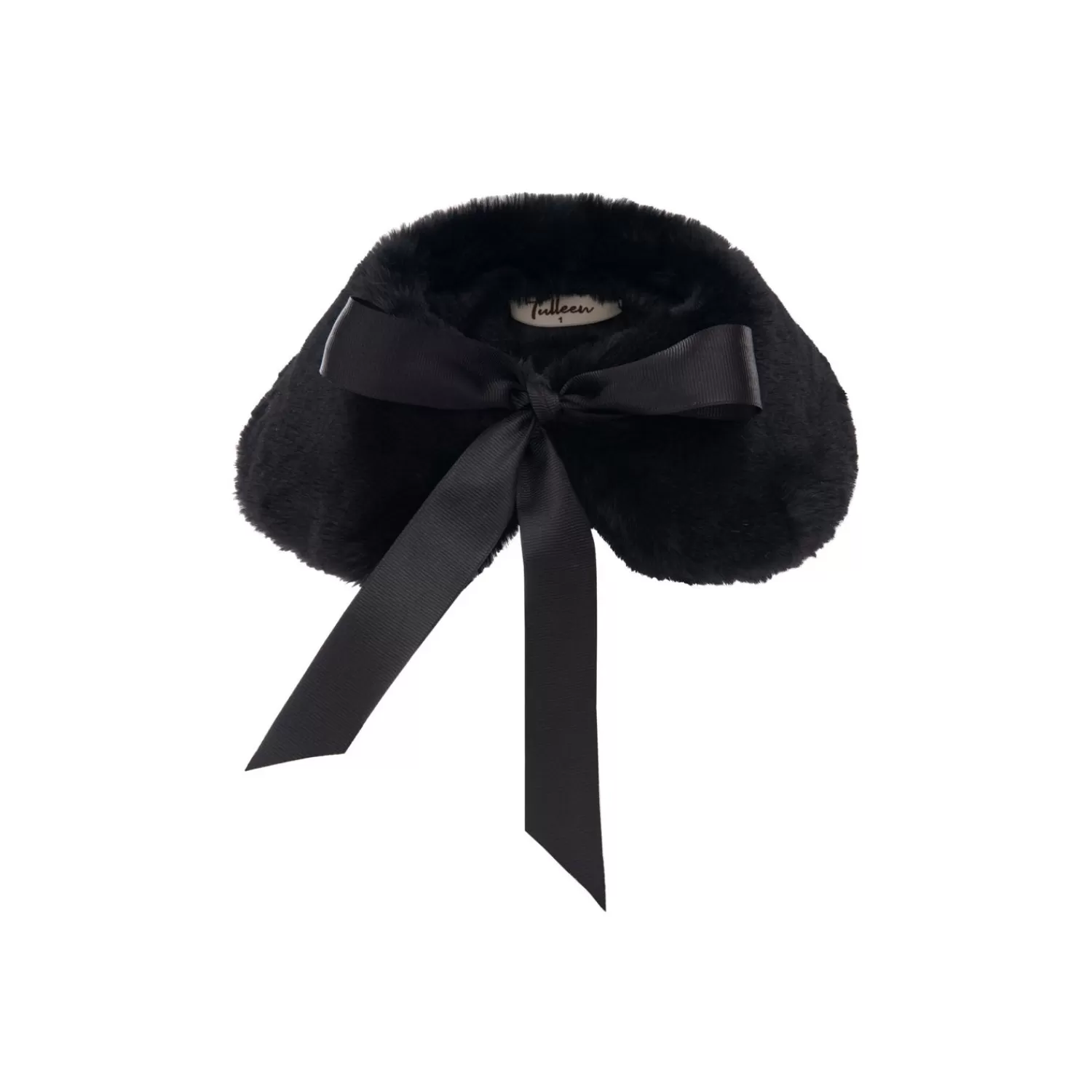 Accessories^Tulleen Faux Fur Stole Black