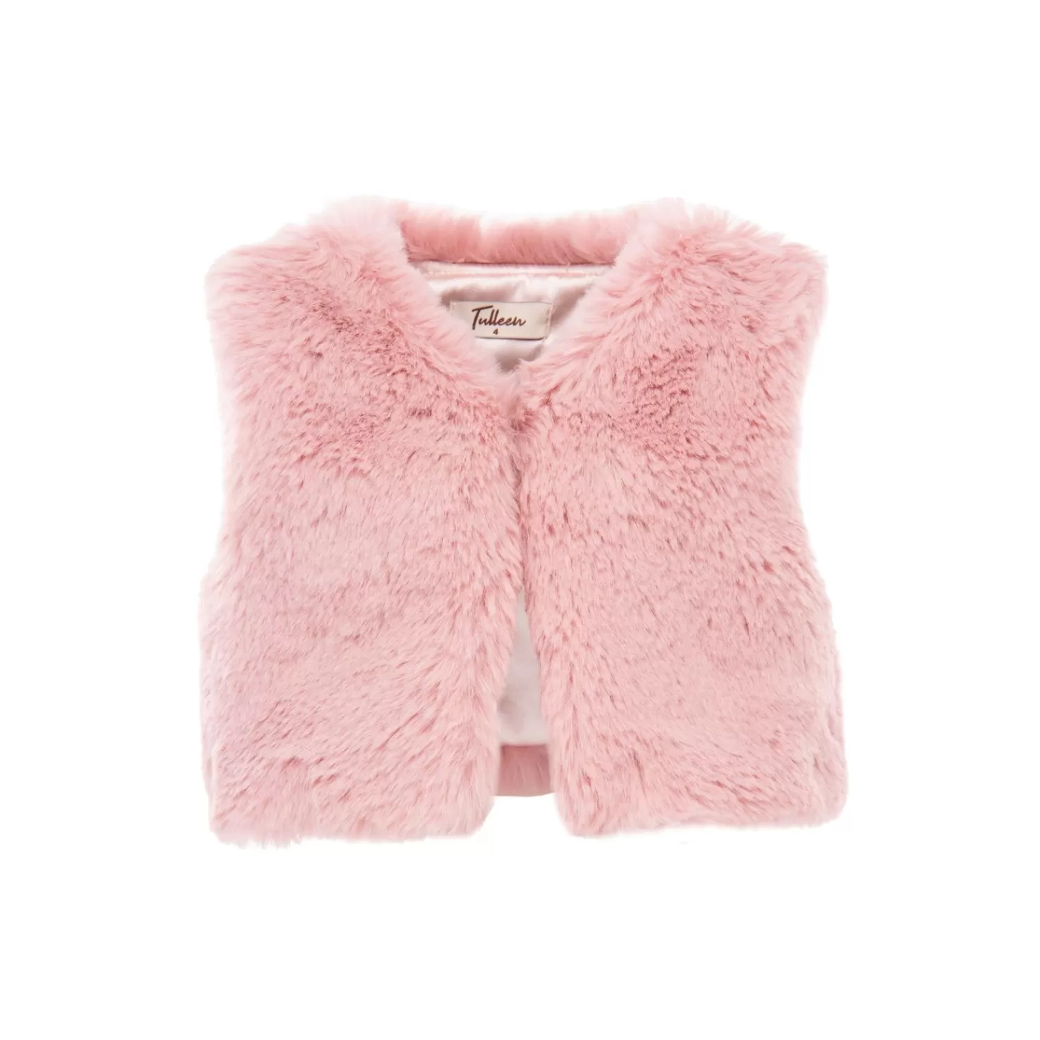 Accessories^Tulleen Faux Fur Vest Pink