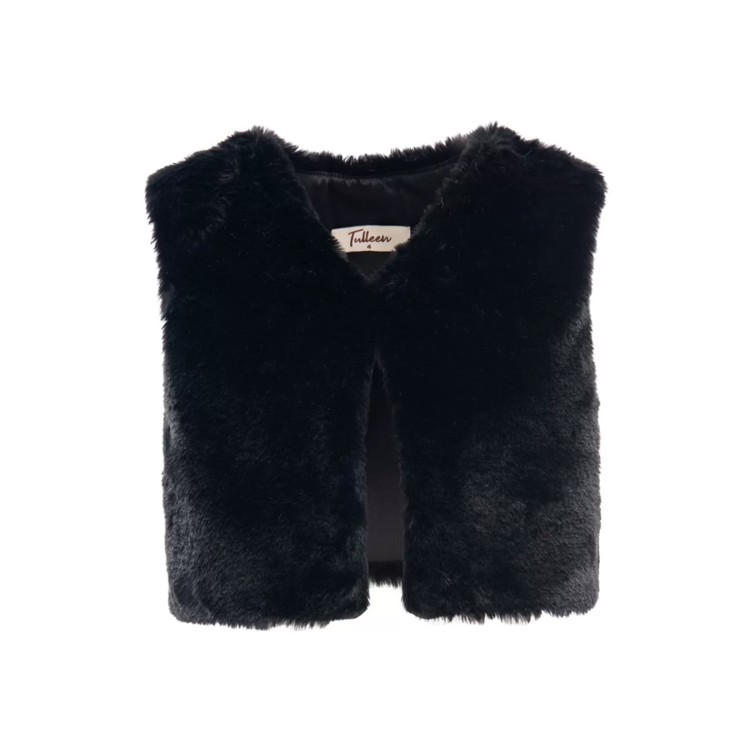 Accessories^Tulleen Faux Fur Vest Black