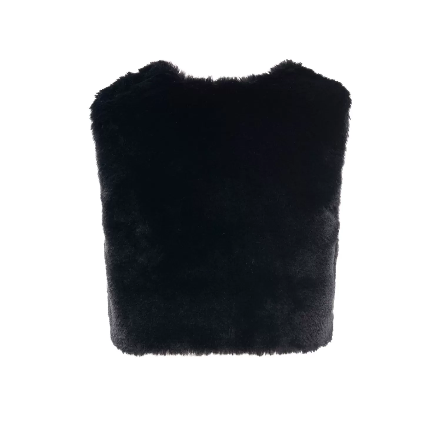 Accessories^Tulleen Faux Fur Vest Black