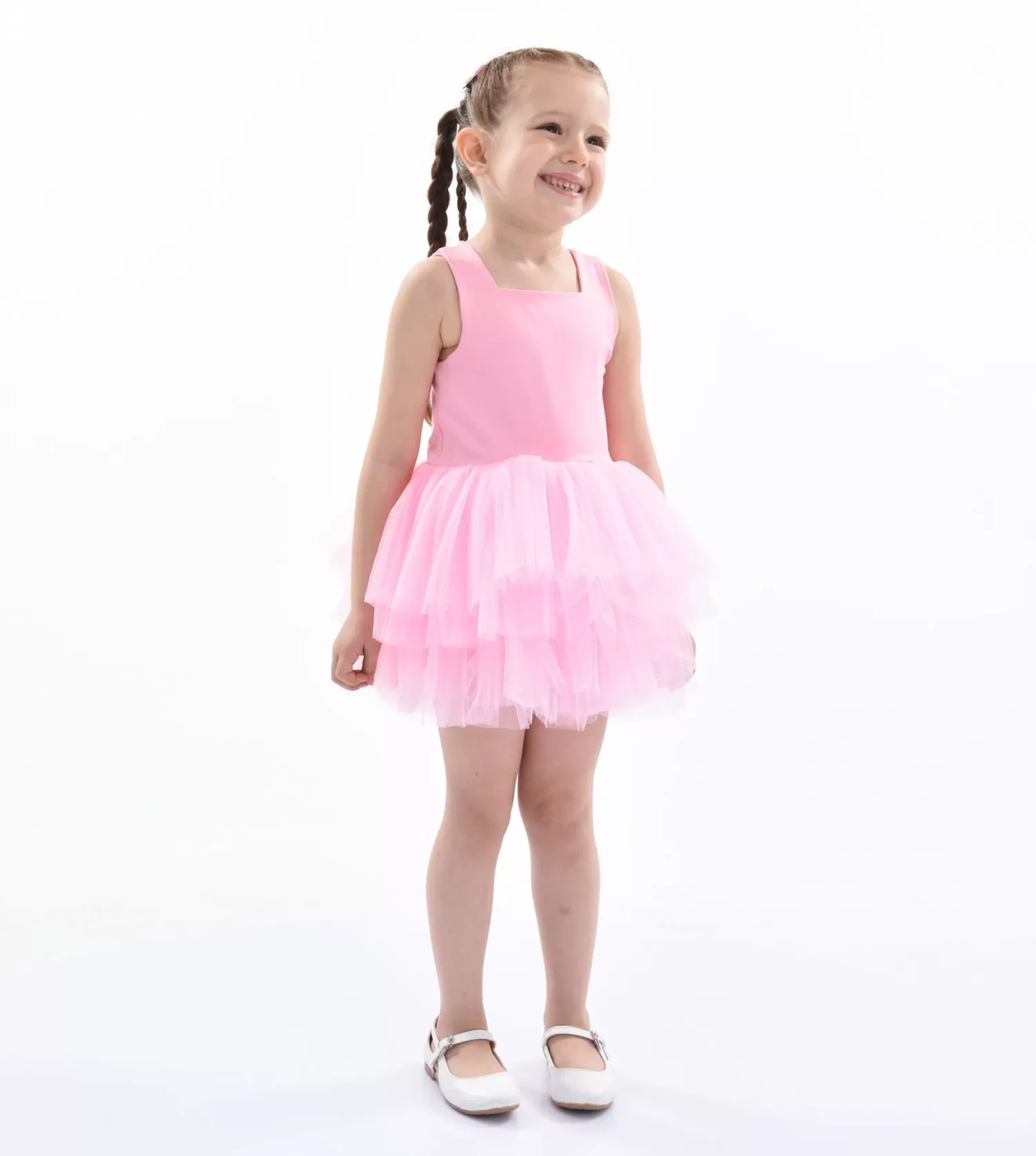 Leotards^Mimi Tutu Flamingo Solid Tutu Dress Pink