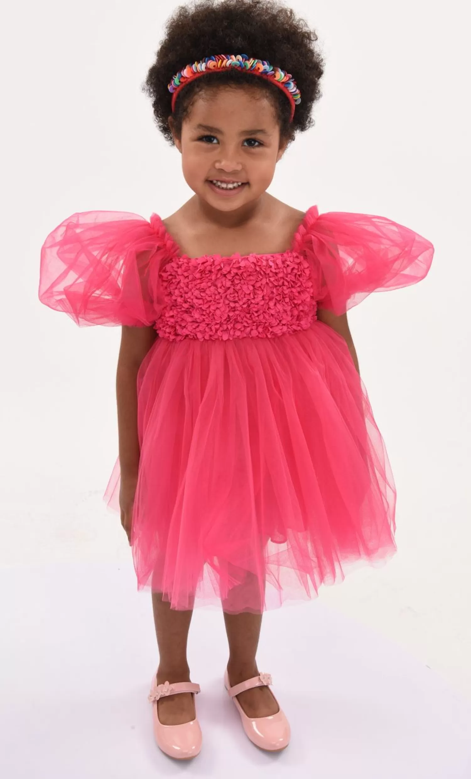 Mimi Tutu^Mimi Tutu Fuchsia Rose Teacup Tulle Dress Pink