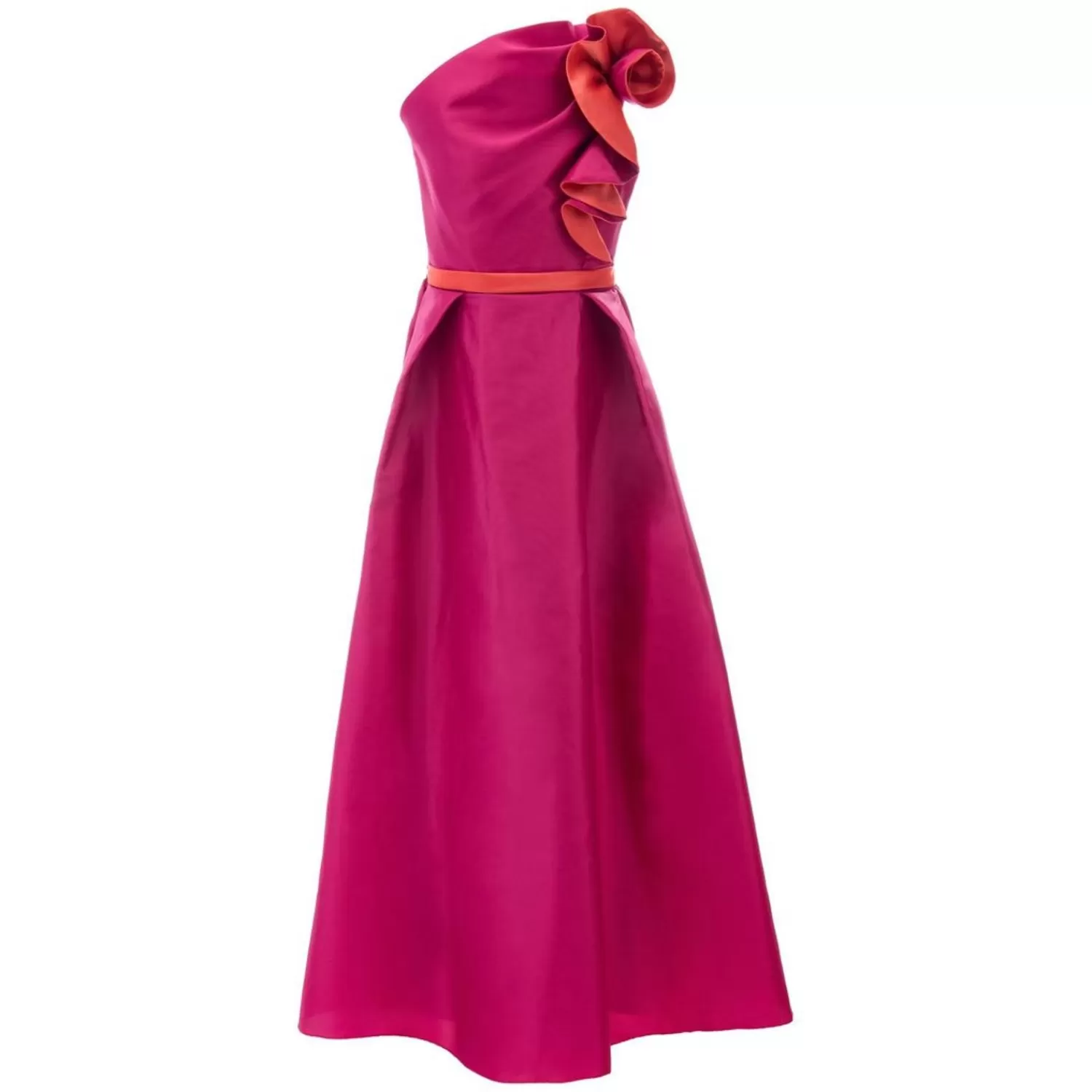 Dresses^Tulleen Fuchsia Samaria Off Shoulder Gown Pink