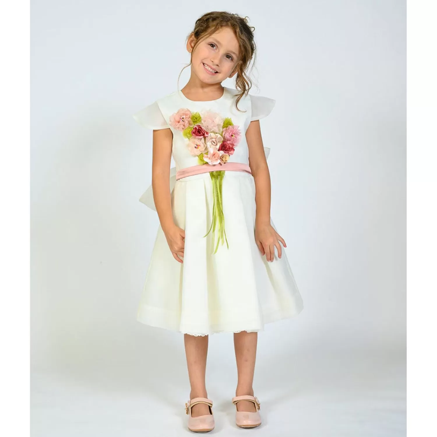 Dresses^Tulleen Ivory Las Flores Dress White