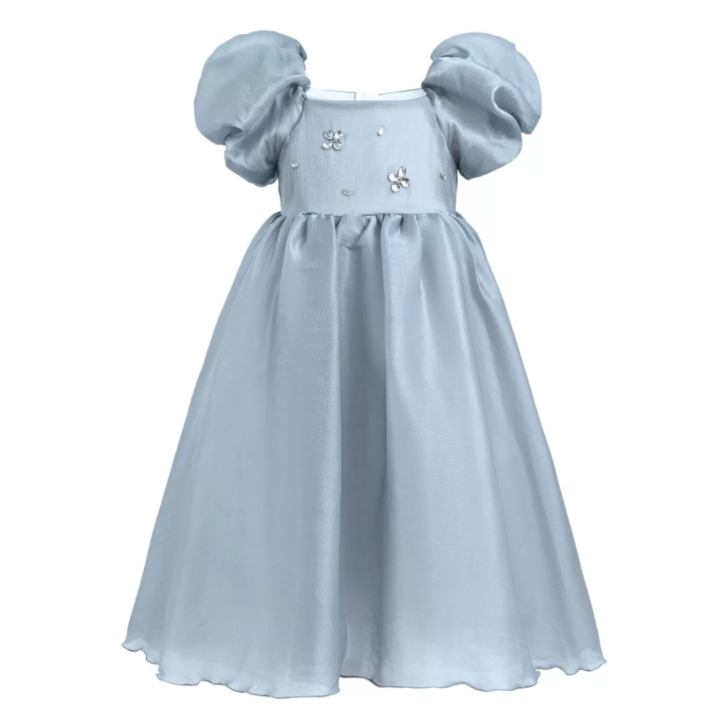 Dresses^Tulleen Janelle Applique Teacup Gown Grey