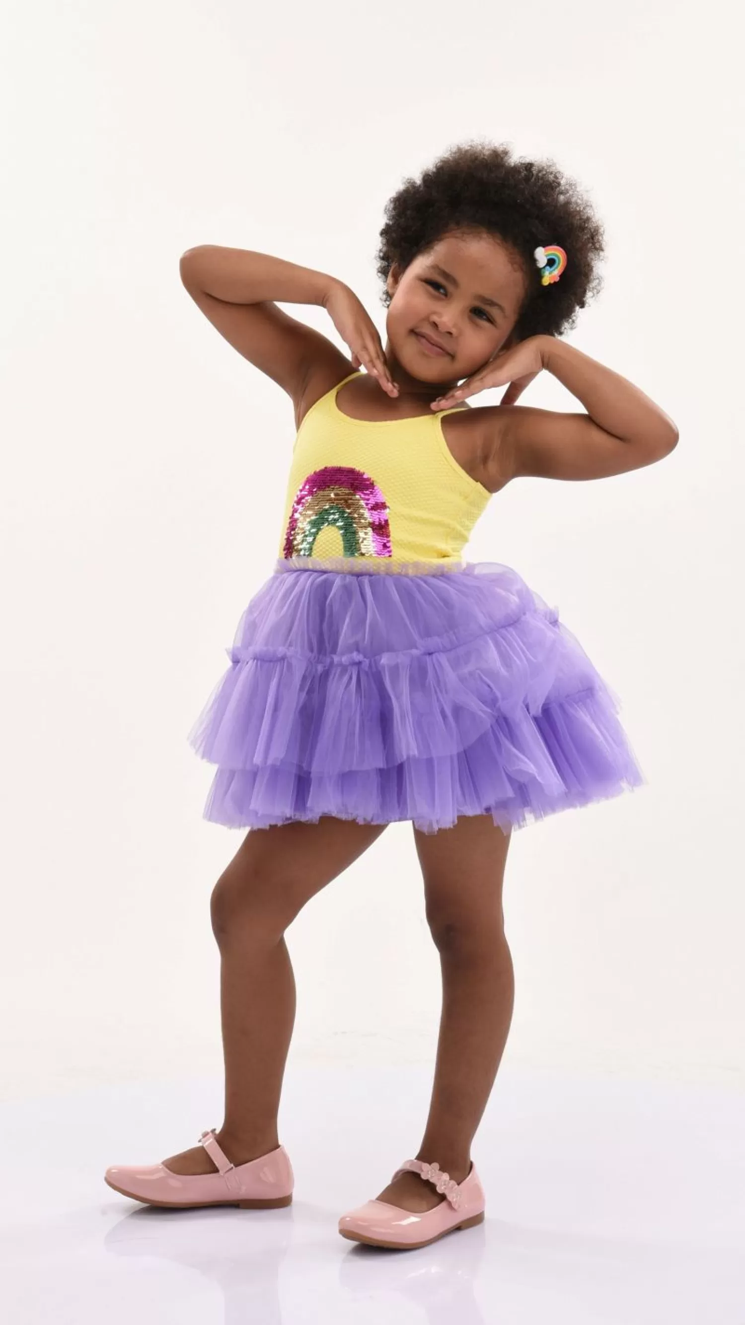 Mimi Tutu^Mimi Tutu Jenny Sequin Rainbow Tulle Dress Purple