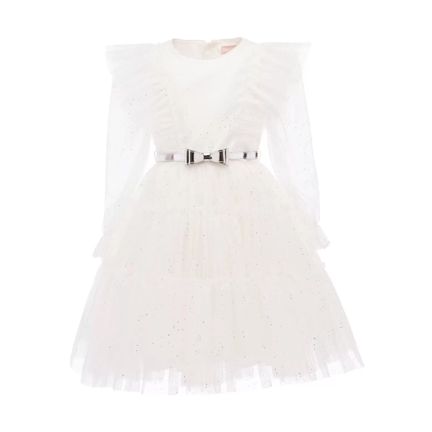 Dresses^Tulleen Komina Glitter Tulle Dress White