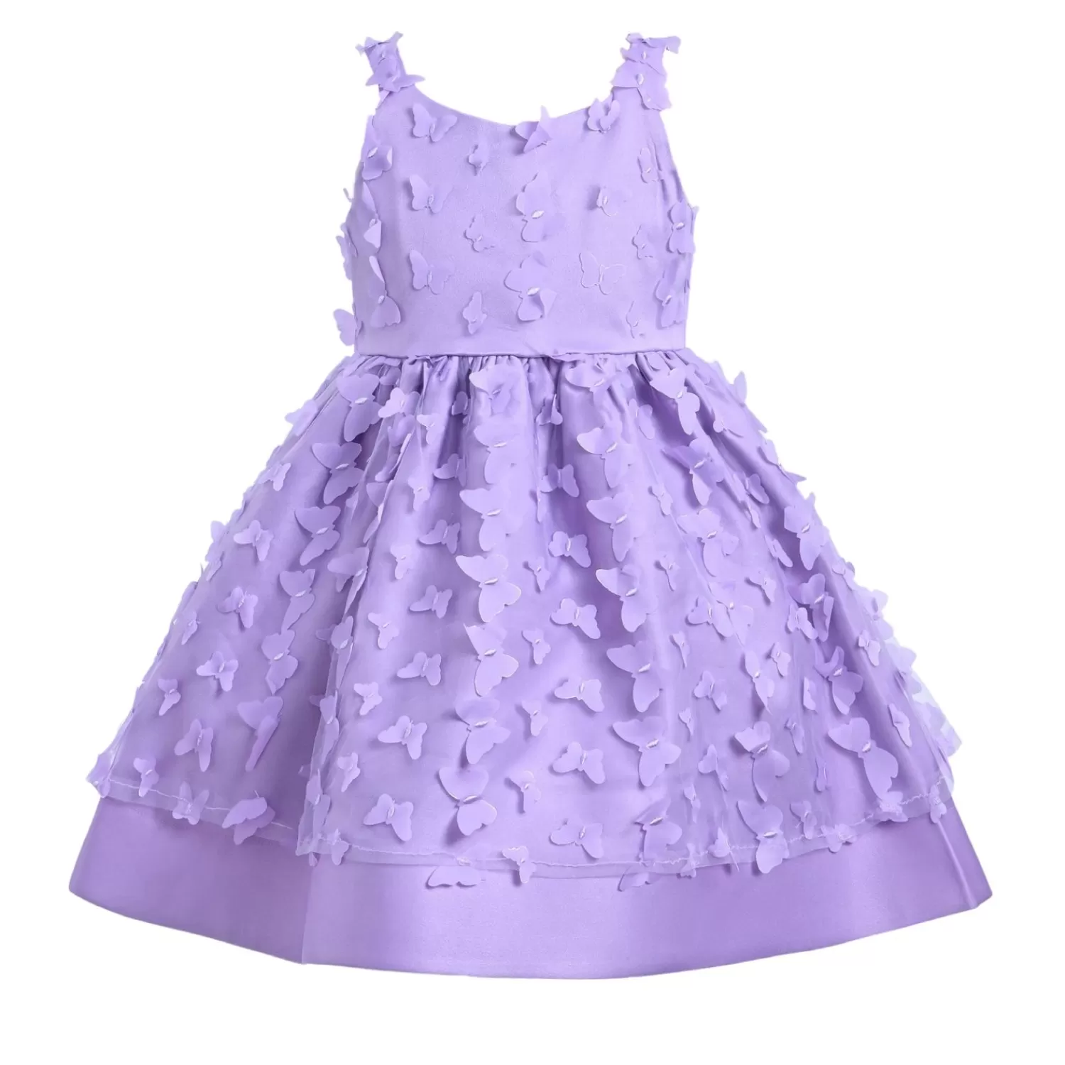 Baby^Tulleen Lavender Mariposa Tulle Dress Purple