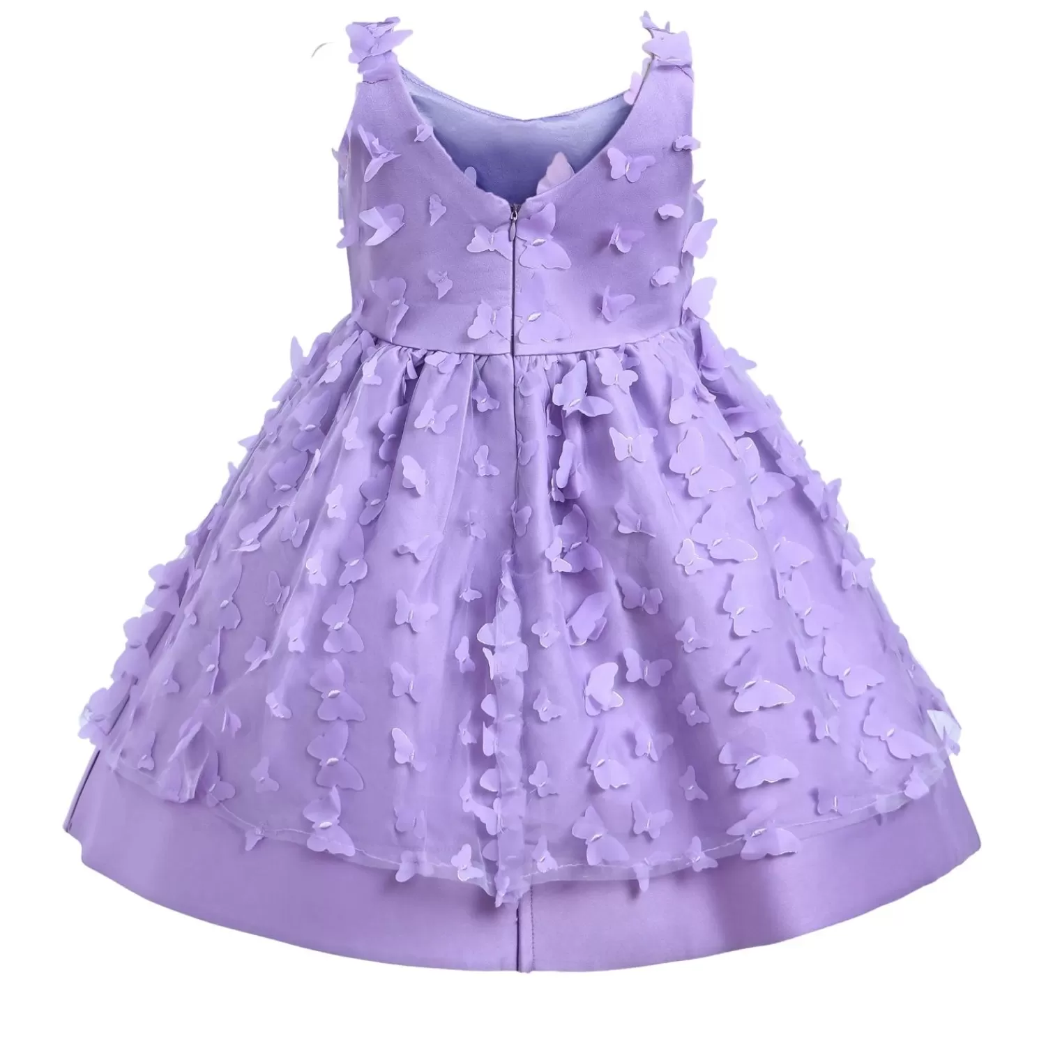 Baby^Tulleen Lavender Mariposa Tulle Dress Purple