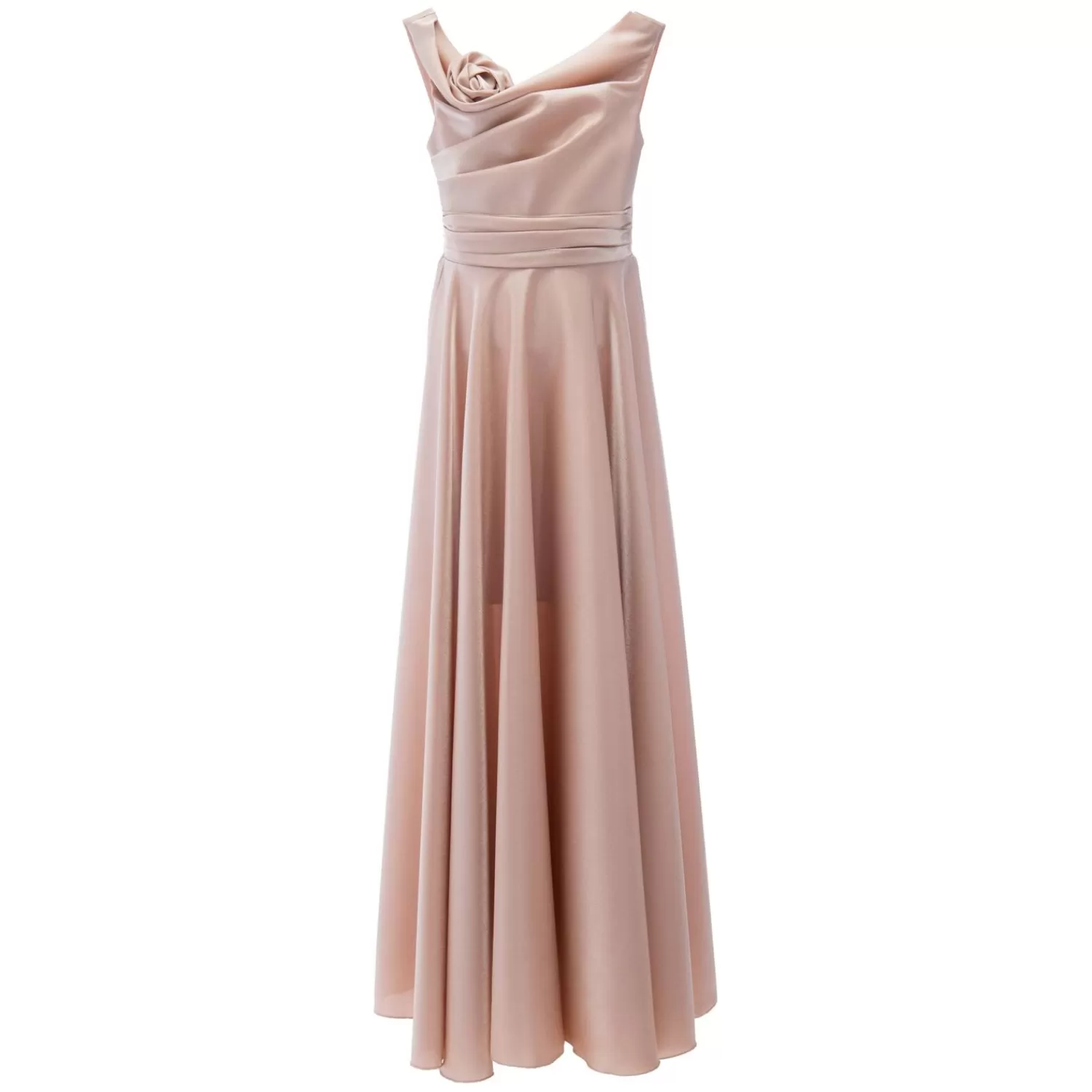 Dresses^Tulleen Lenelle Rose Applique Gown Gold