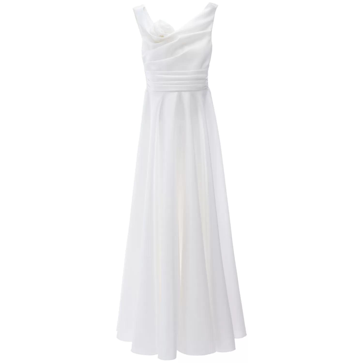 Dresses^Tulleen Lenelle Rose Applique Gown White