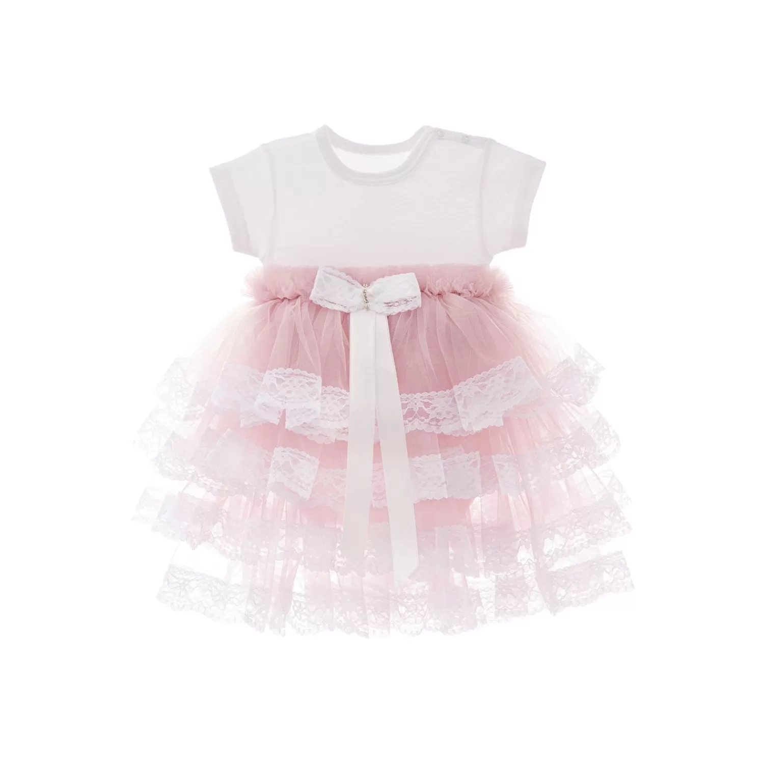 Baby^Tulleen Lilac Bella Vina Ruffle Babysuit Dress Purple