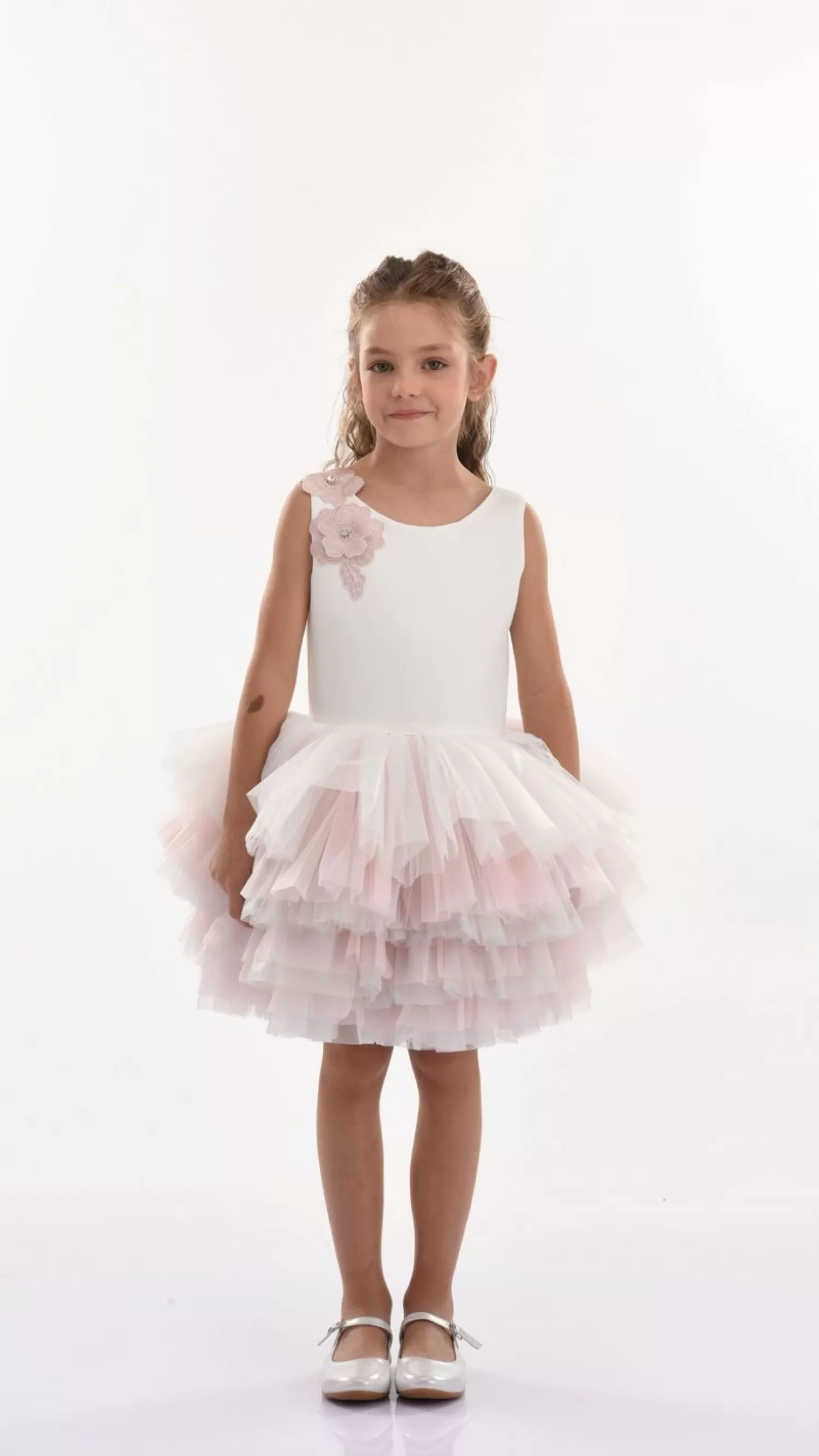 Dresses^Tulleen Littlebrook Floral Tulle Dress Pink