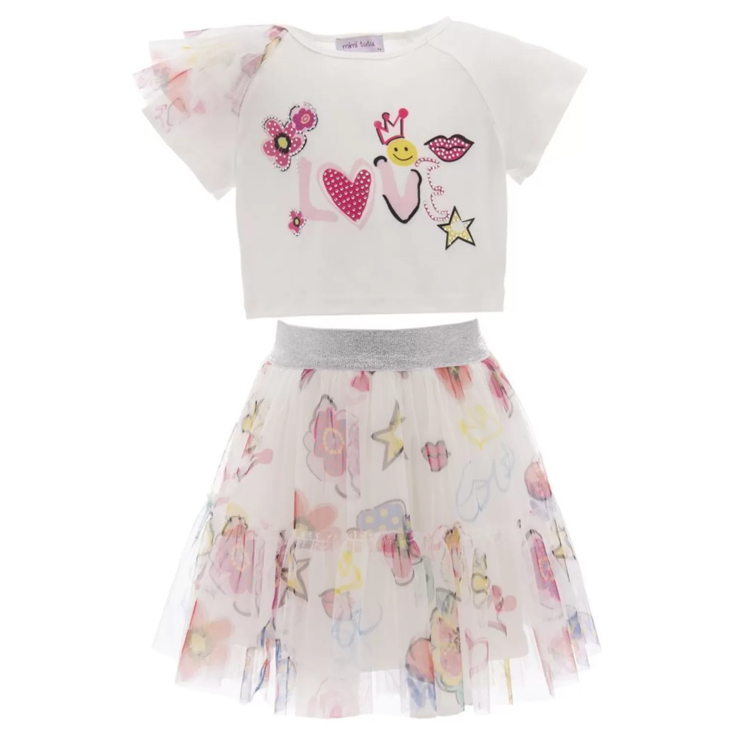 Mimi Tutu^Mimi Tutu Love Graphic Tutu Outfit White