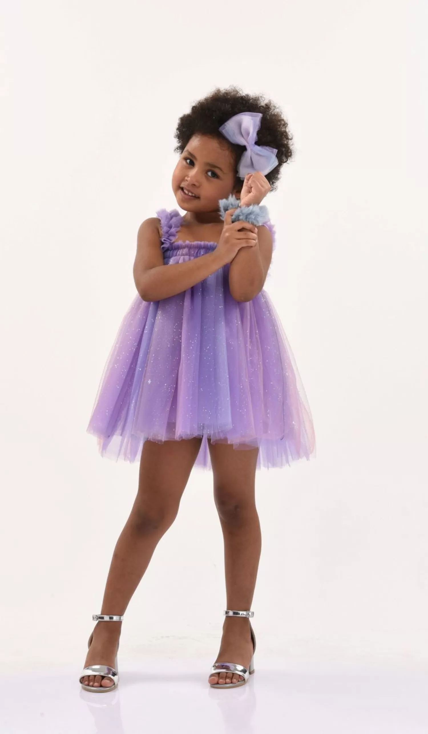 Mimi Tutu^Mimi Tutu Luna Glitter Summer Dress Purple